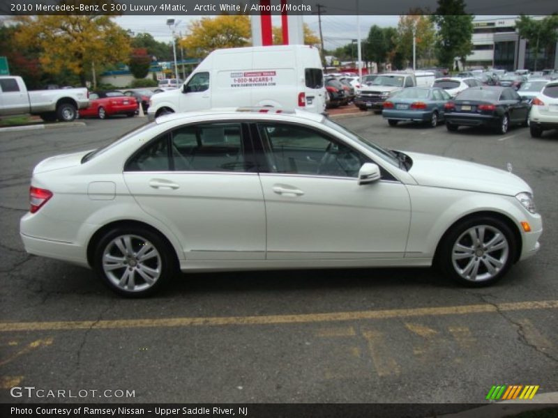 Arctic White / Almond/Mocha 2010 Mercedes-Benz C 300 Luxury 4Matic