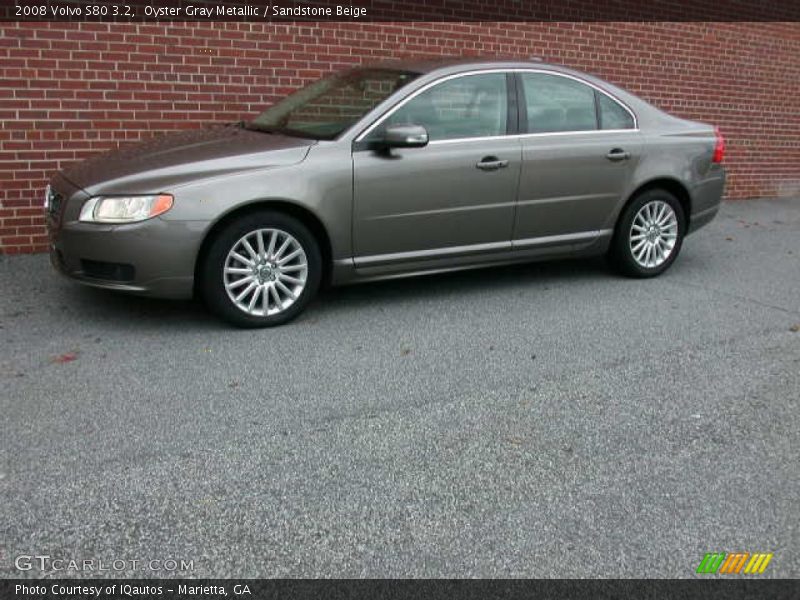 Oyster Gray Metallic / Sandstone Beige 2008 Volvo S80 3.2