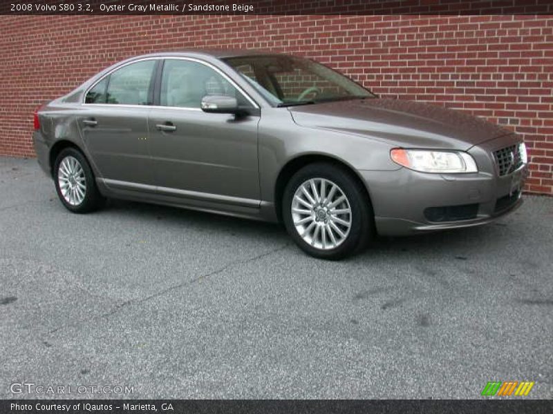 Oyster Gray Metallic / Sandstone Beige 2008 Volvo S80 3.2