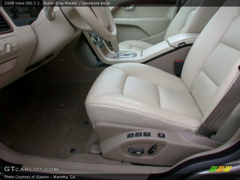 Oyster Gray Metallic / Sandstone Beige 2008 Volvo S80 3.2