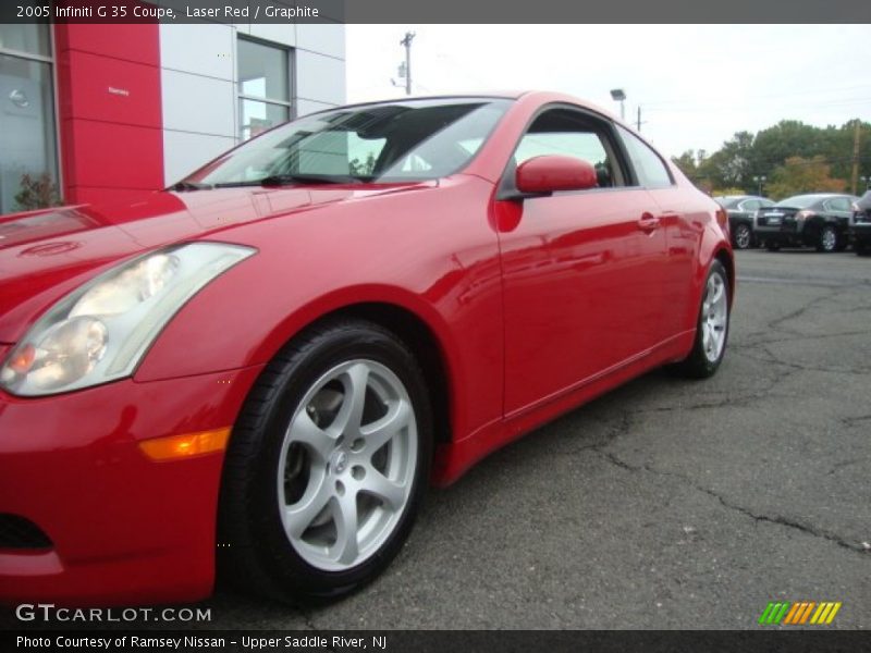 Laser Red / Graphite 2005 Infiniti G 35 Coupe
