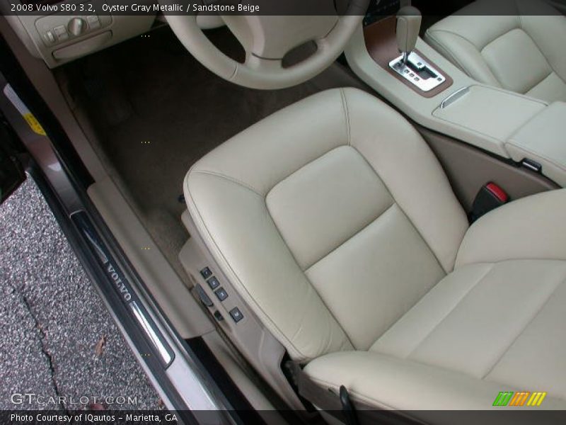 Oyster Gray Metallic / Sandstone Beige 2008 Volvo S80 3.2