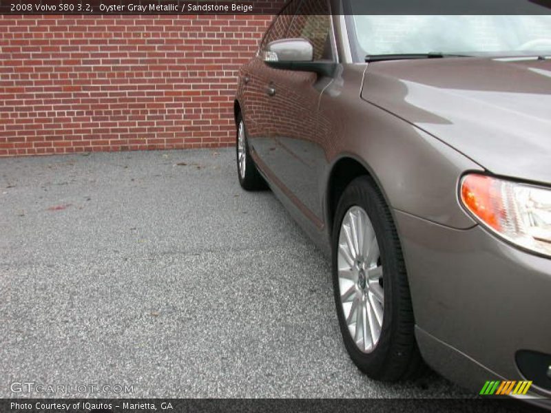 Oyster Gray Metallic / Sandstone Beige 2008 Volvo S80 3.2