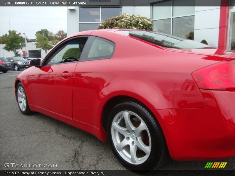 Laser Red / Graphite 2005 Infiniti G 35 Coupe