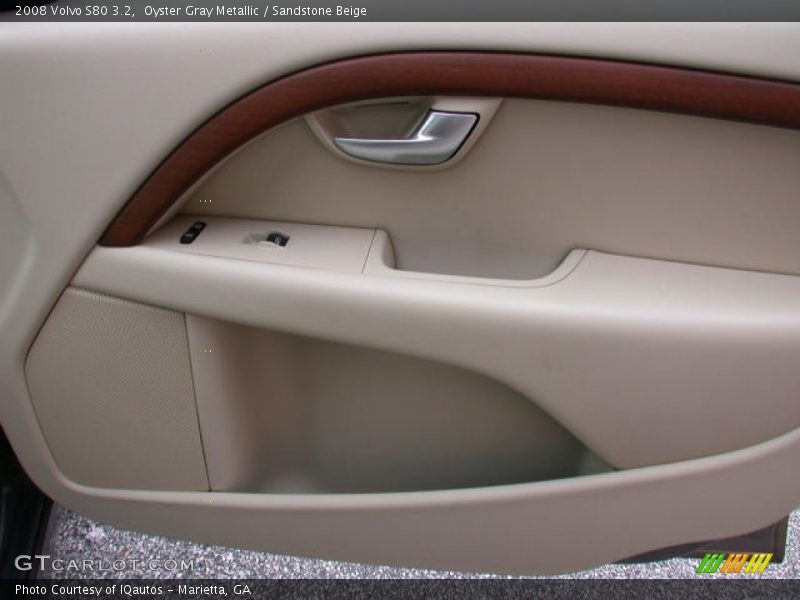 Oyster Gray Metallic / Sandstone Beige 2008 Volvo S80 3.2
