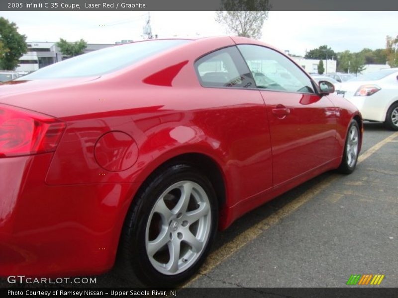 Laser Red / Graphite 2005 Infiniti G 35 Coupe