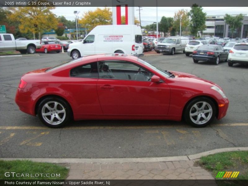 Laser Red / Graphite 2005 Infiniti G 35 Coupe