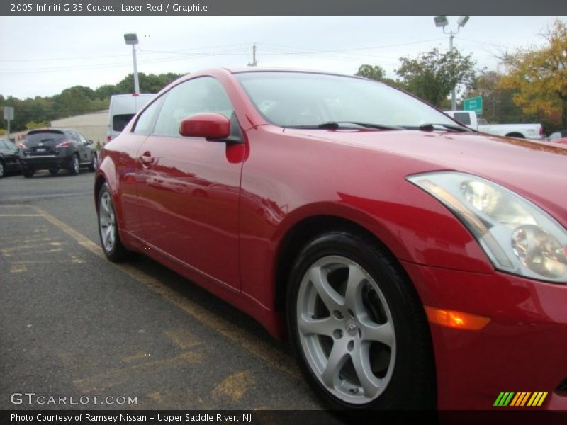 Laser Red / Graphite 2005 Infiniti G 35 Coupe