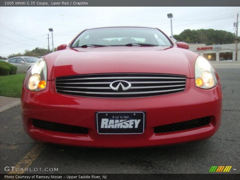 Laser Red / Graphite 2005 Infiniti G 35 Coupe