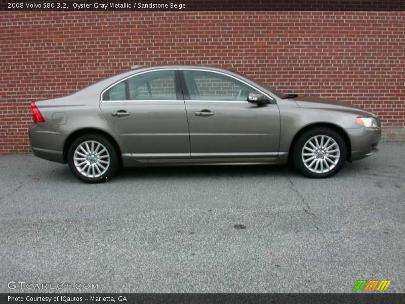 Oyster Gray Metallic / Sandstone Beige 2008 Volvo S80 3.2