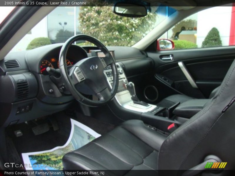  2005 G 35 Coupe Graphite Interior