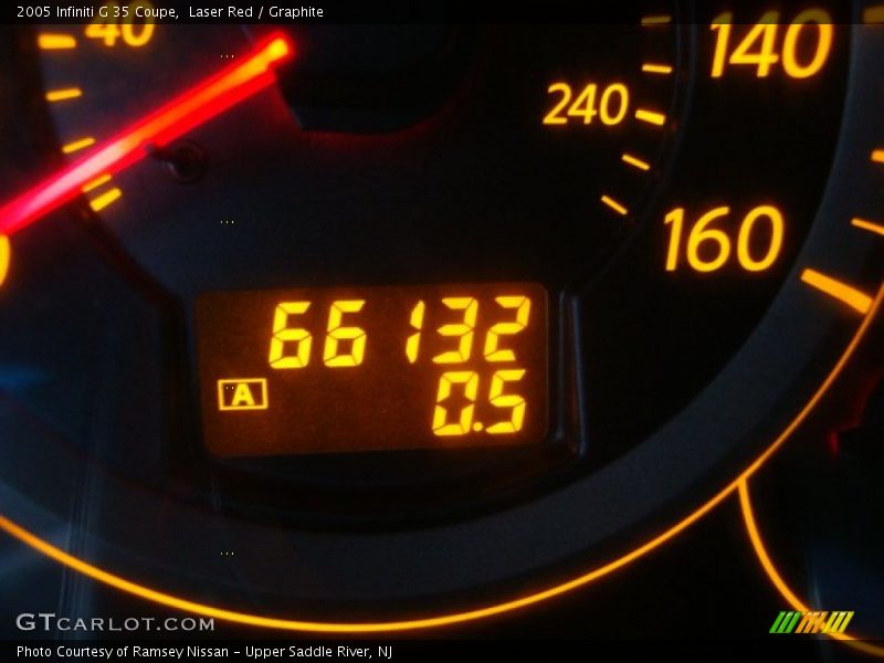 Laser Red / Graphite 2005 Infiniti G 35 Coupe