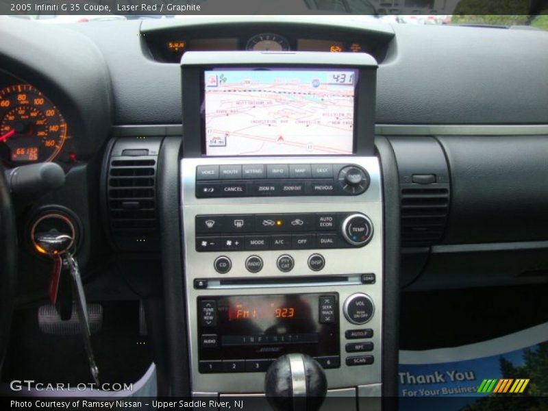 Laser Red / Graphite 2005 Infiniti G 35 Coupe