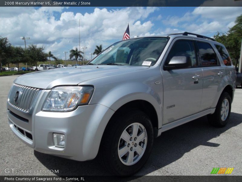 Silver Metallic / Stone 2008 Mercury Mariner V6