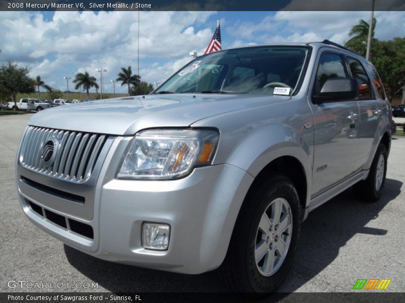 Silver Metallic / Stone 2008 Mercury Mariner V6