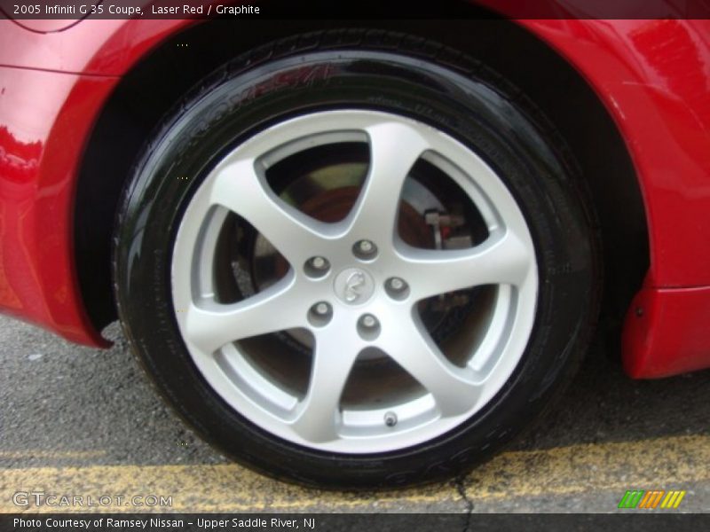 Laser Red / Graphite 2005 Infiniti G 35 Coupe