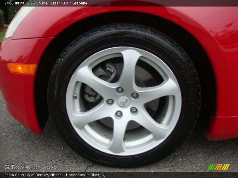 Laser Red / Graphite 2005 Infiniti G 35 Coupe