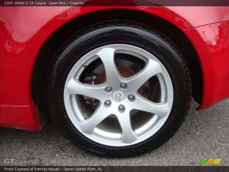 Laser Red / Graphite 2005 Infiniti G 35 Coupe