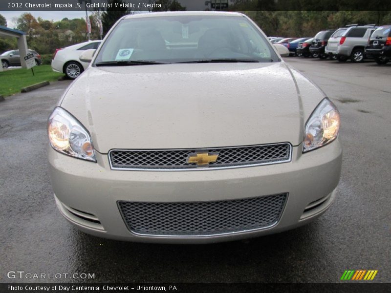 Gold Mist Metallic / Neutral 2012 Chevrolet Impala LS