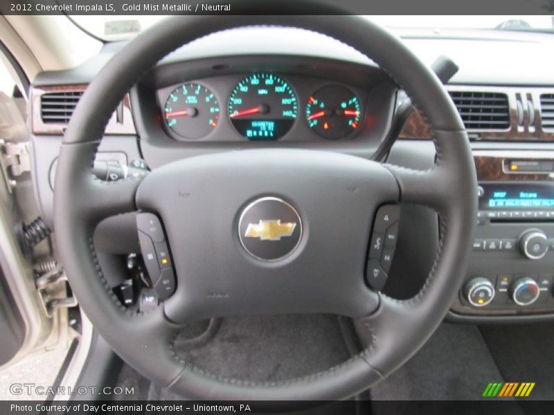Gold Mist Metallic / Neutral 2012 Chevrolet Impala LS