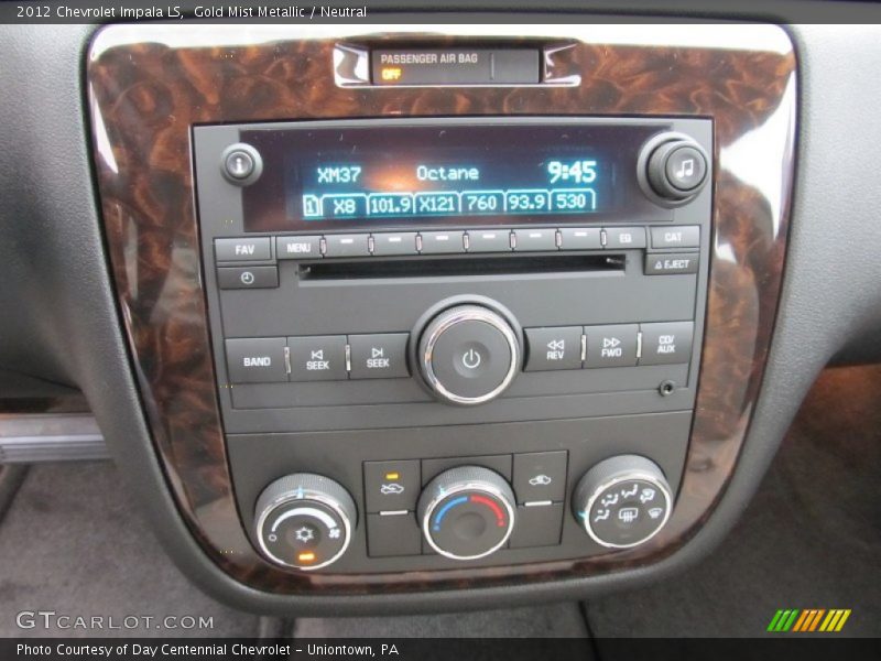 Gold Mist Metallic / Neutral 2012 Chevrolet Impala LS