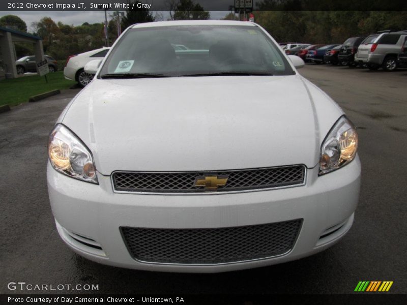 Summit White / Gray 2012 Chevrolet Impala LT