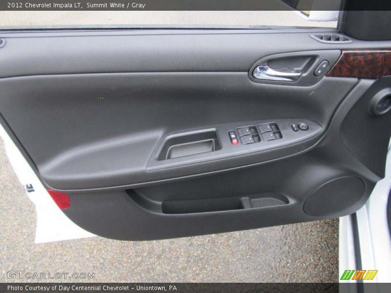 Summit White / Gray 2012 Chevrolet Impala LT