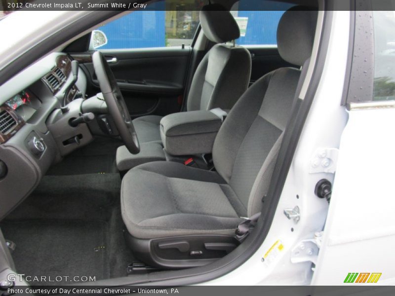 Summit White / Gray 2012 Chevrolet Impala LT