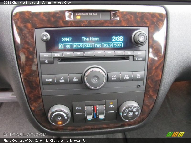 Summit White / Gray 2012 Chevrolet Impala LT