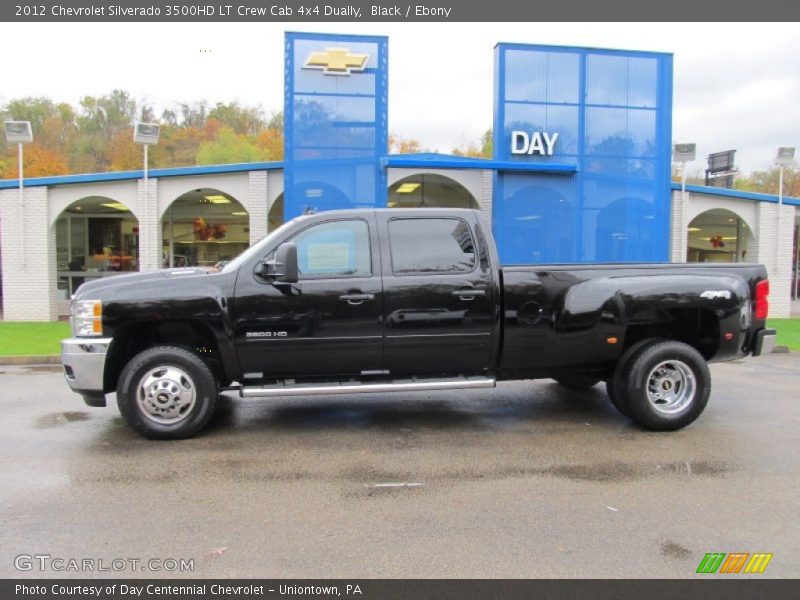 Black / Ebony 2012 Chevrolet Silverado 3500HD LT Crew Cab 4x4 Dually