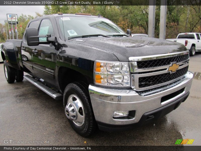 Black / Ebony 2012 Chevrolet Silverado 3500HD LT Crew Cab 4x4 Dually