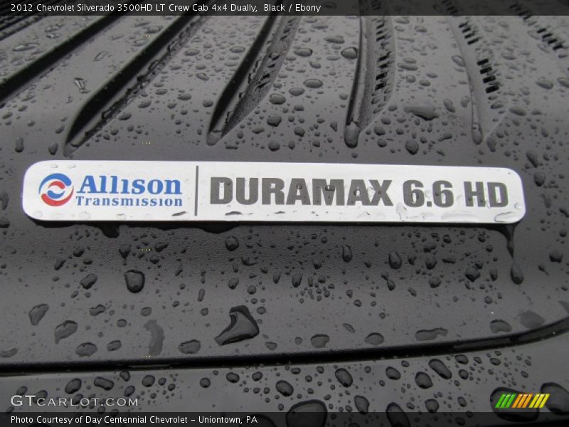 Black / Ebony 2012 Chevrolet Silverado 3500HD LT Crew Cab 4x4 Dually