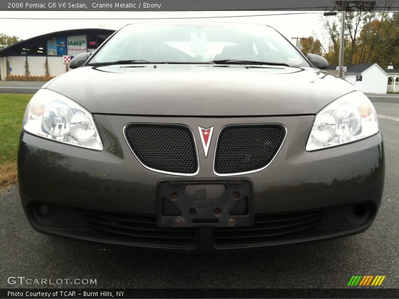 Granite Metallic / Ebony 2006 Pontiac G6 V6 Sedan