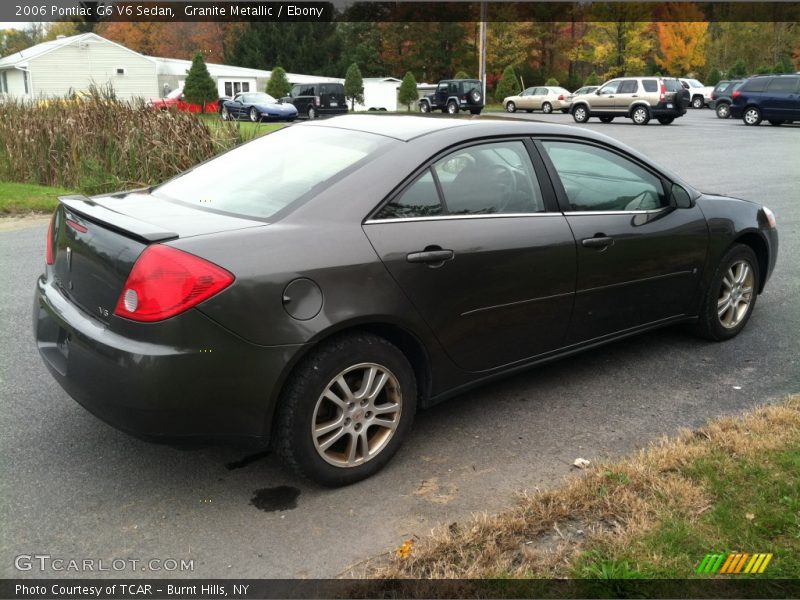 Granite Metallic / Ebony 2006 Pontiac G6 V6 Sedan
