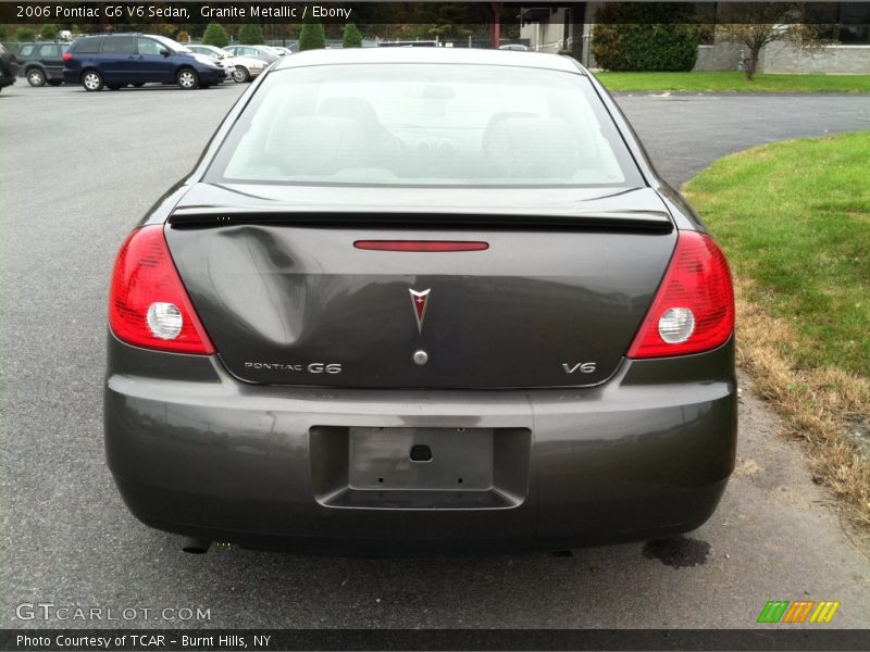 Granite Metallic / Ebony 2006 Pontiac G6 V6 Sedan
