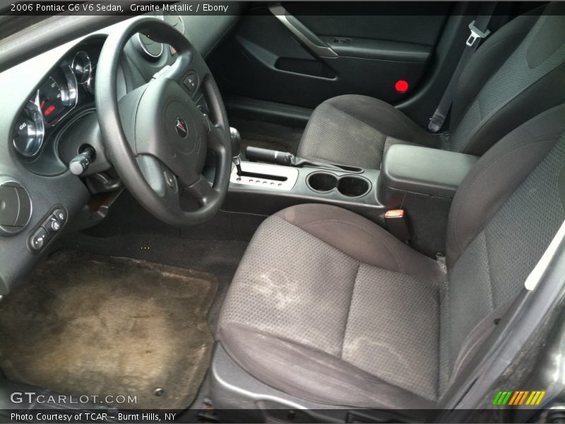 Granite Metallic / Ebony 2006 Pontiac G6 V6 Sedan
