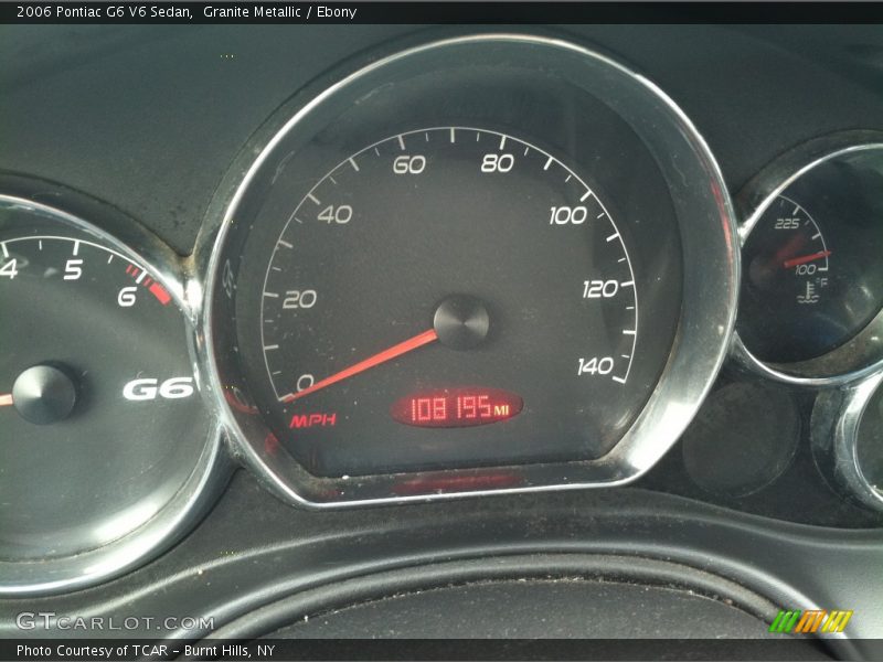 Granite Metallic / Ebony 2006 Pontiac G6 V6 Sedan