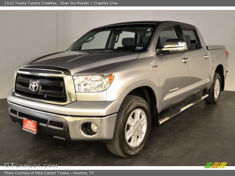 Silver Sky Metallic / Graphite Gray 2010 Toyota Tundra CrewMax
