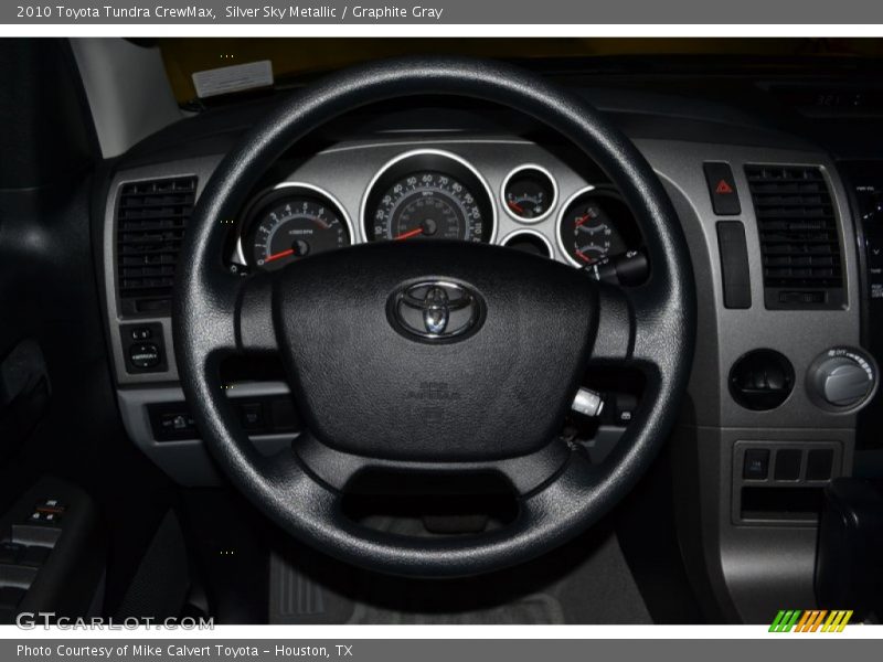 Silver Sky Metallic / Graphite Gray 2010 Toyota Tundra CrewMax