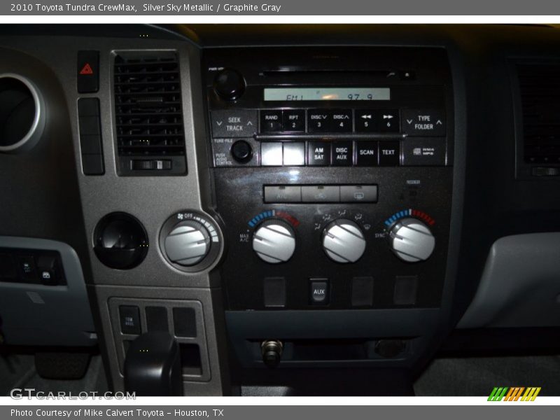 Silver Sky Metallic / Graphite Gray 2010 Toyota Tundra CrewMax