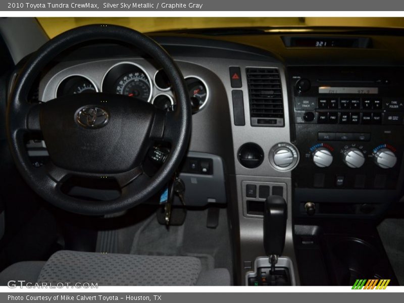 Silver Sky Metallic / Graphite Gray 2010 Toyota Tundra CrewMax