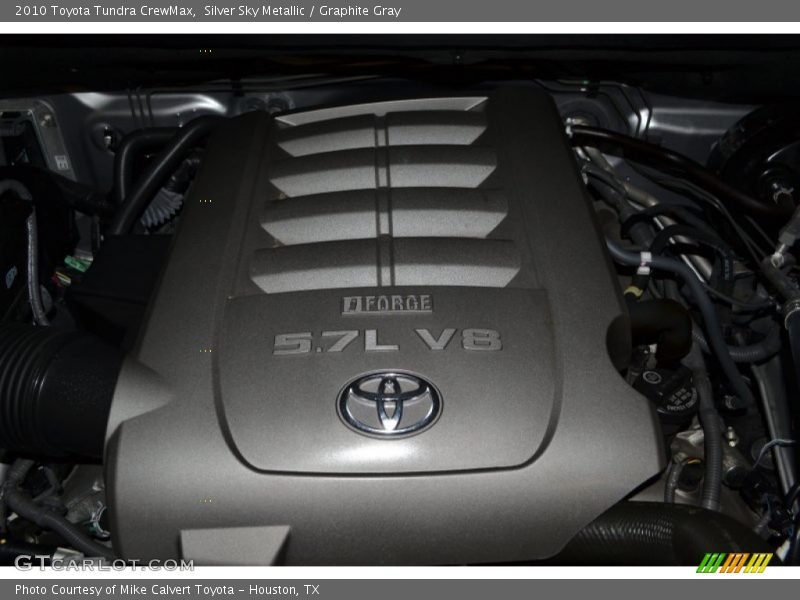 Silver Sky Metallic / Graphite Gray 2010 Toyota Tundra CrewMax