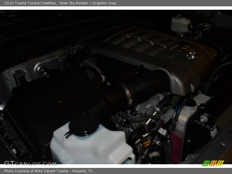 Silver Sky Metallic / Graphite Gray 2010 Toyota Tundra CrewMax