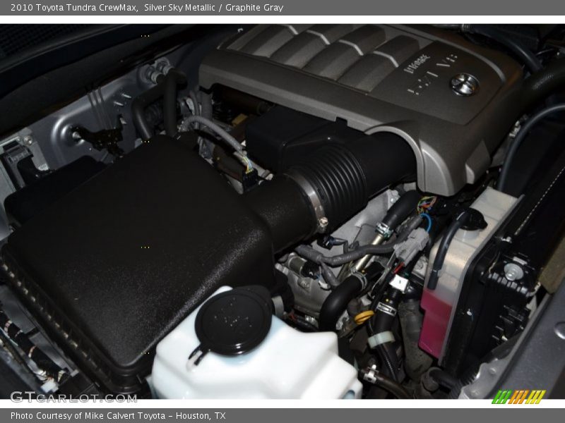 Silver Sky Metallic / Graphite Gray 2010 Toyota Tundra CrewMax