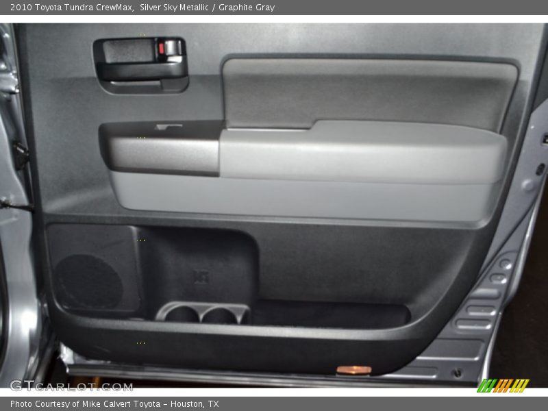Silver Sky Metallic / Graphite Gray 2010 Toyota Tundra CrewMax