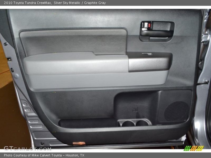 Silver Sky Metallic / Graphite Gray 2010 Toyota Tundra CrewMax
