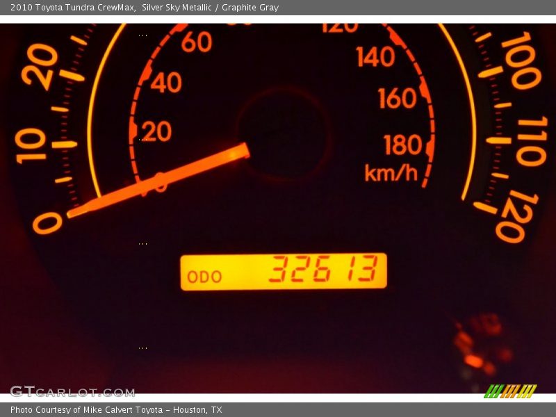 Silver Sky Metallic / Graphite Gray 2010 Toyota Tundra CrewMax