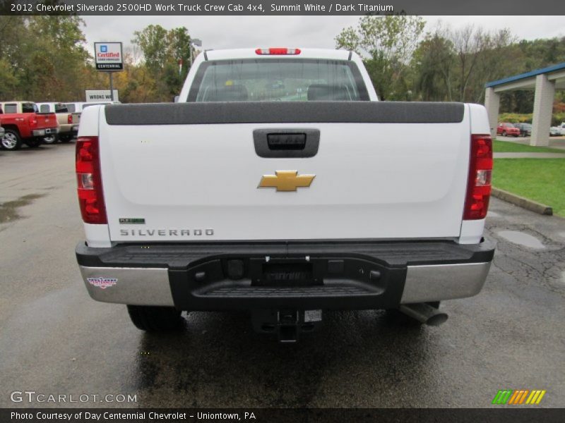 Summit White / Dark Titanium 2012 Chevrolet Silverado 2500HD Work Truck Crew Cab 4x4
