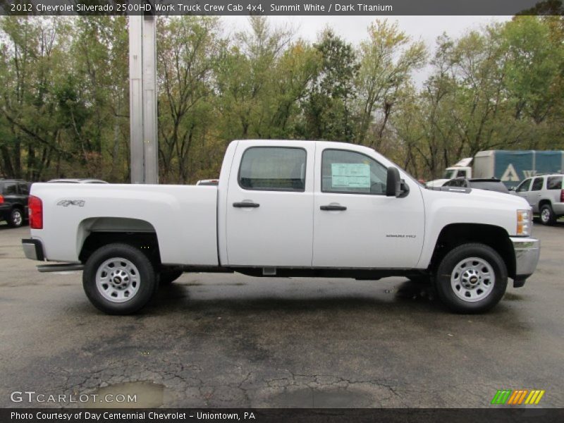  2012 Silverado 2500HD Work Truck Crew Cab 4x4 Summit White