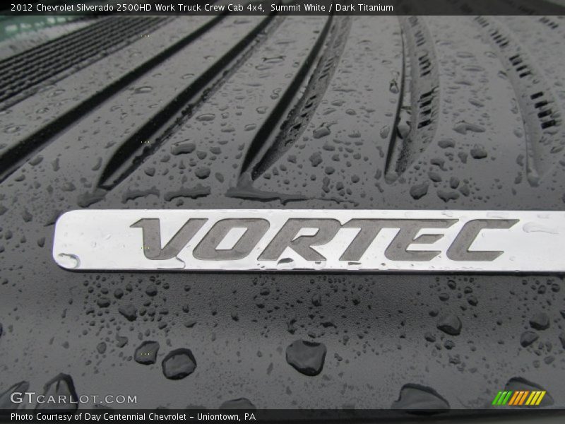 Summit White / Dark Titanium 2012 Chevrolet Silverado 2500HD Work Truck Crew Cab 4x4